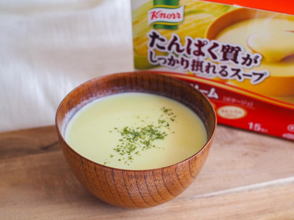 忙しい朝にうれしい商品を発見！「クノール たんぱく質がしっかり摂れるスープ」