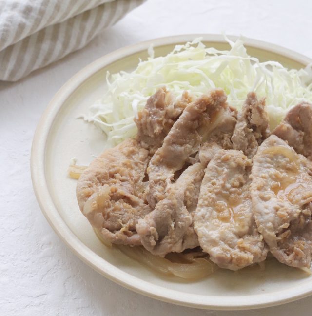 「豚肉の甘酒生姜焼き」レシピ