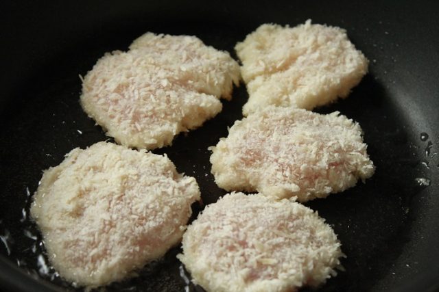 フライパンで焼く