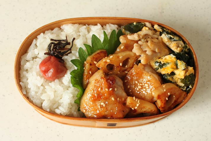 2品弁当の詰め方