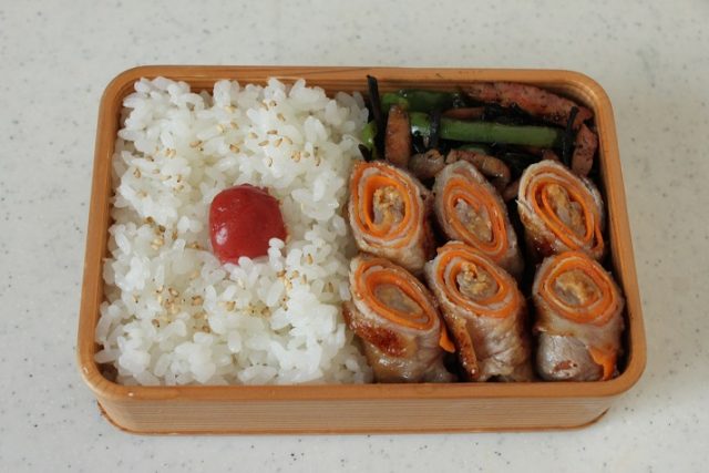 2品弁当の詰め方