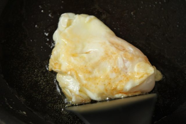 「揚げ卵」作り方