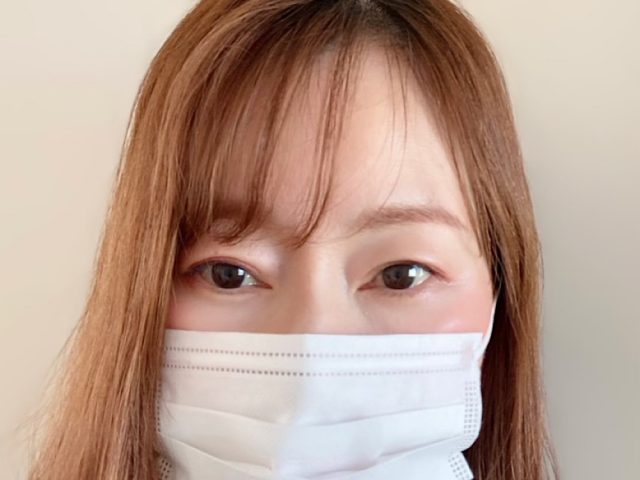 チークを塗った稲毛さん