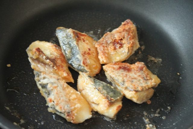 塩サバの竜田揚げ