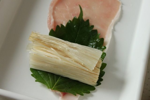 えのきの肉巻き 梅ポン酢味