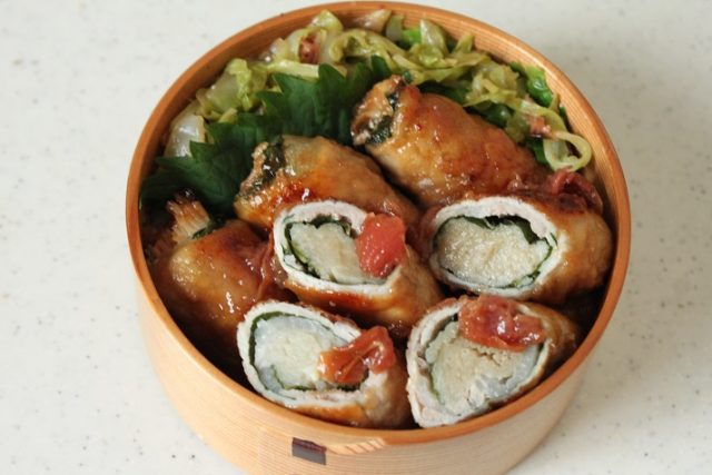 2品弁当の詰め方