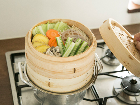 ほったらかし調理で、ラクして絶品！「かごや 本竹中華せいろ」