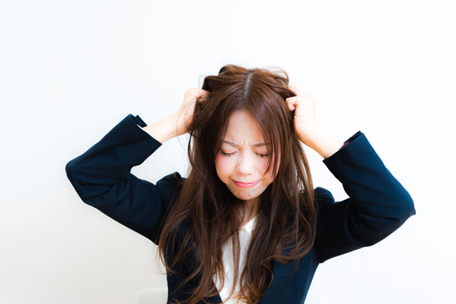 失言してしまった女性