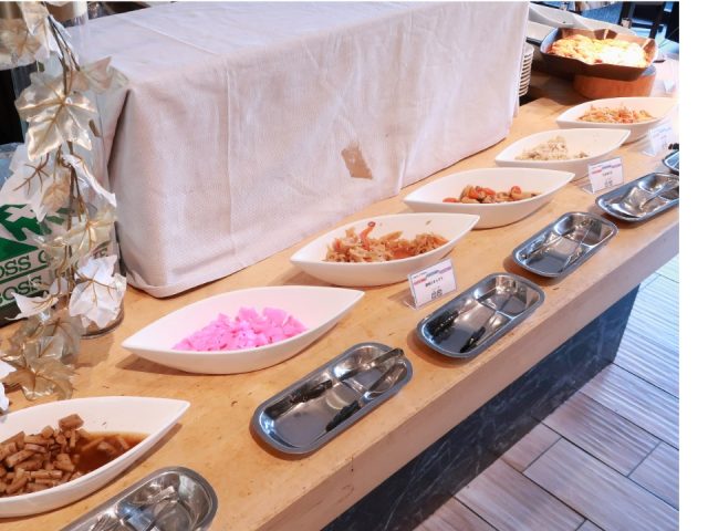 朝食ビュッフェ