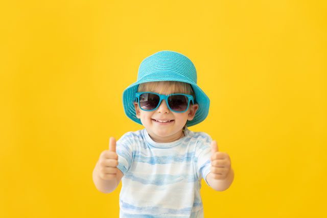 機嫌がいい子供
