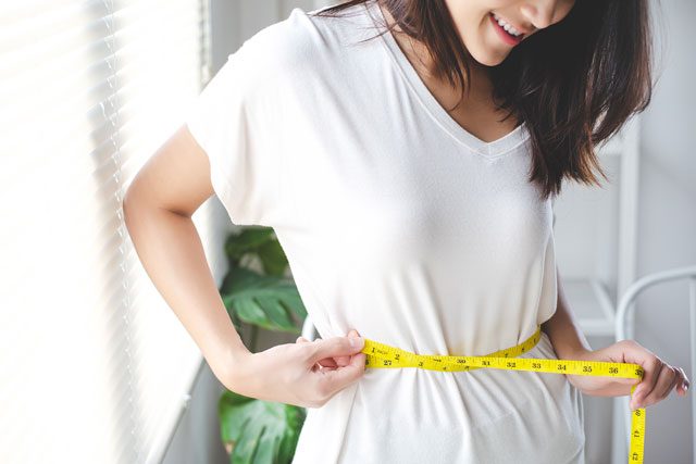 ダイエット後の女性