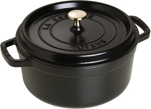 staub ストウブ 「 ピコ ココット ラウンド ブラック 20cm 」