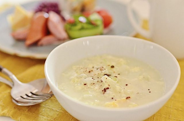 風邪のひきはじめにも!お腹に優しい「白菜と卵のとろとろスープ」
