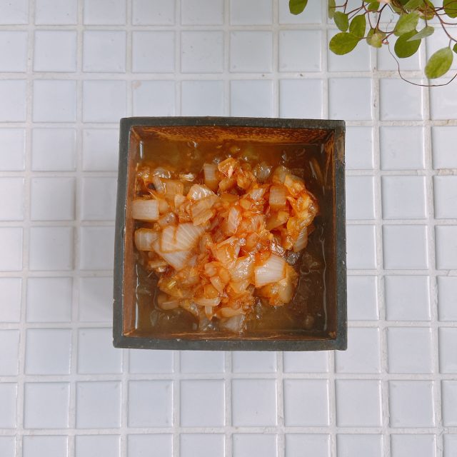 生姜焼きになる玉ねぎソース