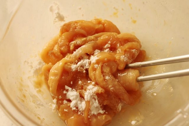鶏むね肉のぺらぺら唐揚げ
