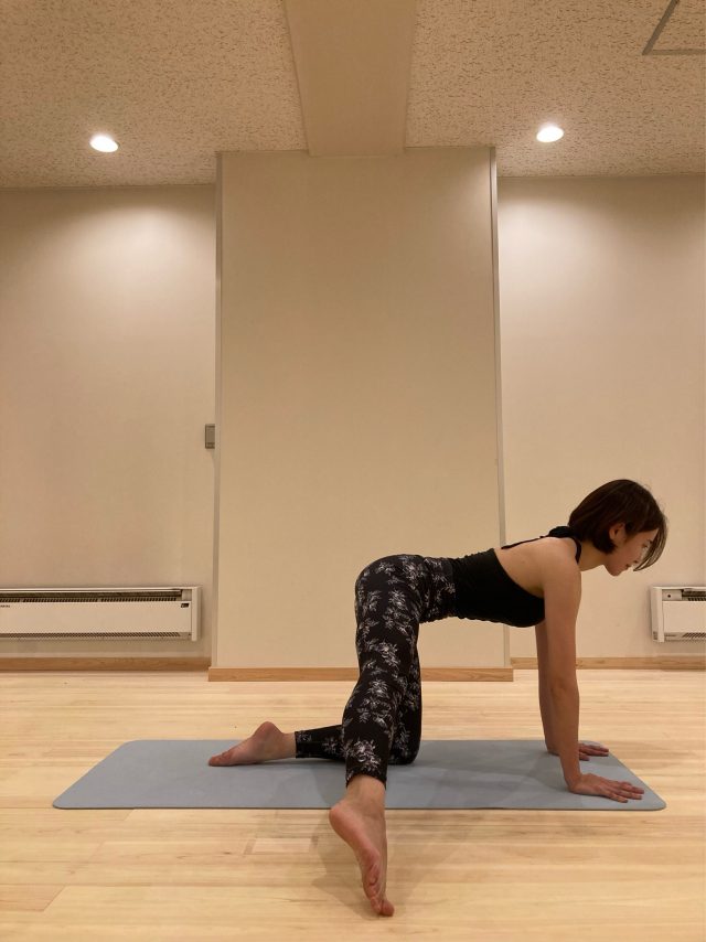 虹かけのポーズ