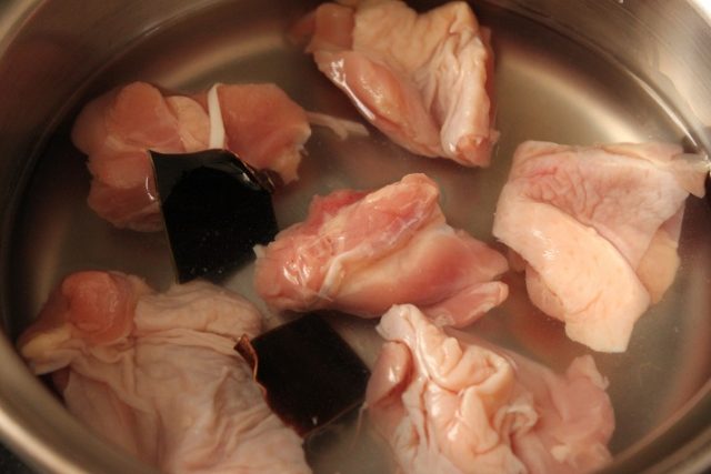 鶏と大根の塩スープ