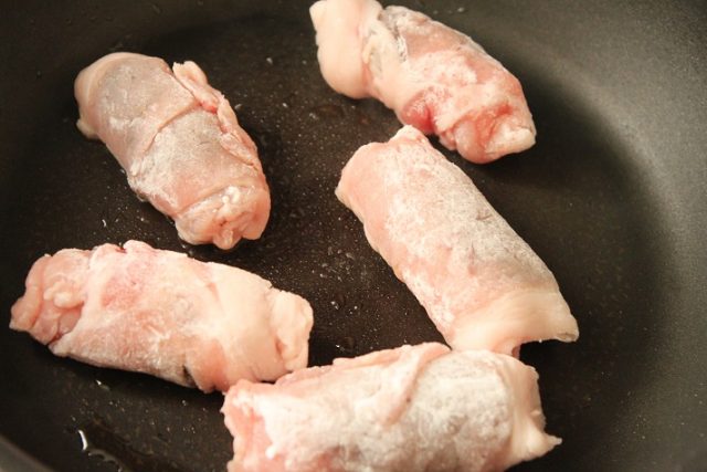 海苔の佃煮の肉巻き
