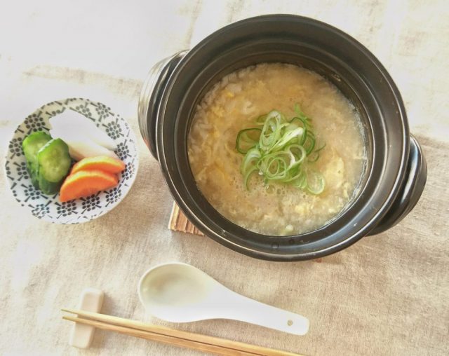 二日酔いの朝は時短カンタン！生姜たっぷり「みぞれ雑炊」