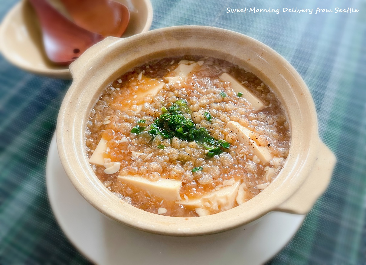 朝食におすすめ簡単たぬき豆腐