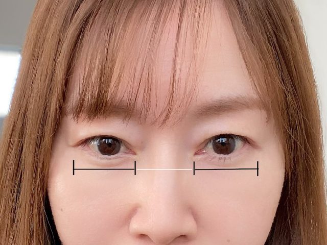 稲毛さんの目元