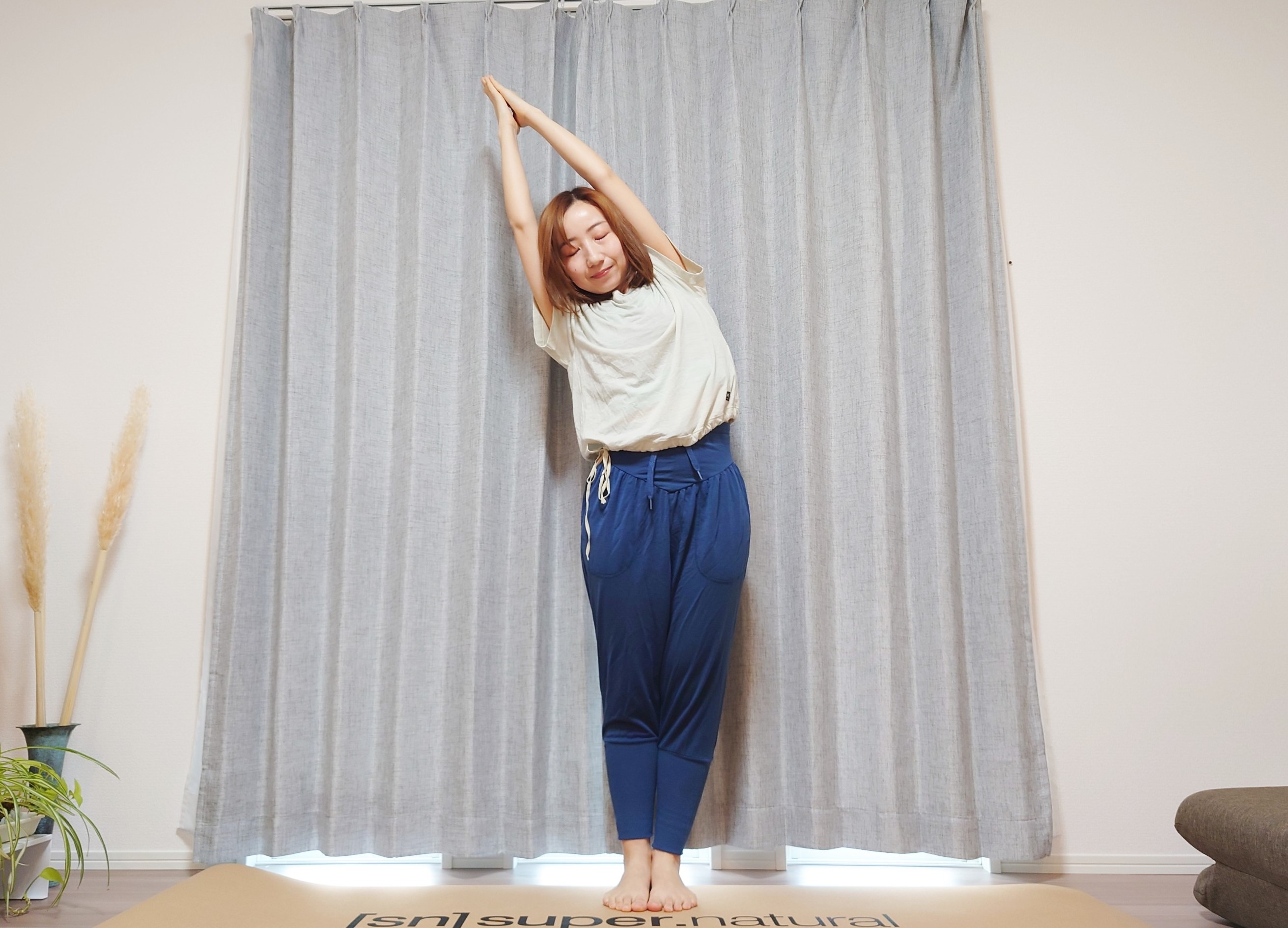 免疫力アップ！体側を気持ちよく伸ばす「半月のポーズ」