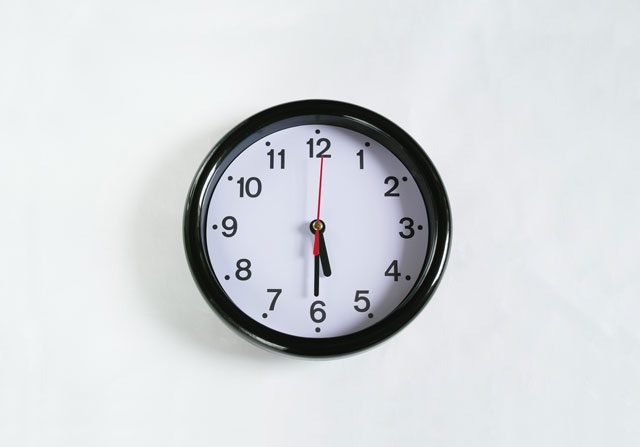 時計(5時半)