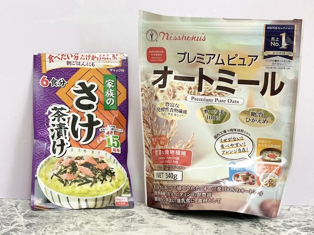 オートミール茶漬け