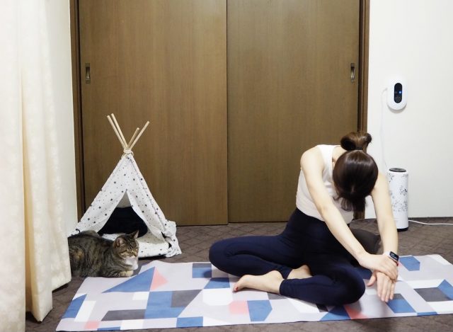 排便を促すストレッチ