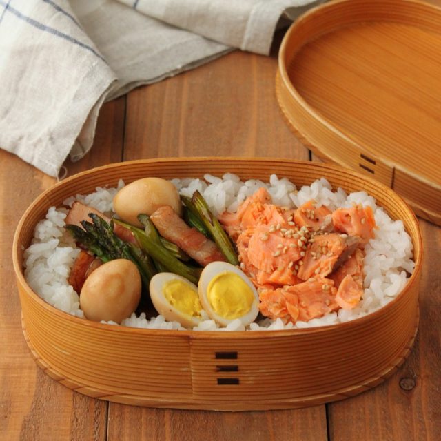 「レンジで塩鮭ほぐし」「アスパラベーコンとうずら卵のソース炒め」