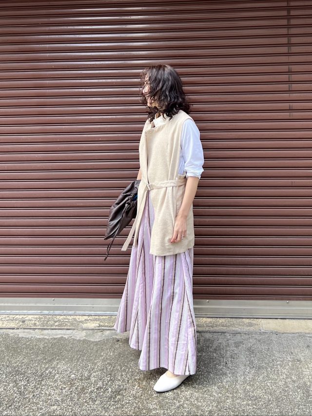 「ベスト」「ジレ」おしゃれコーデ