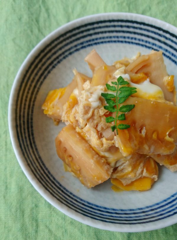 たけのこの卵とじ