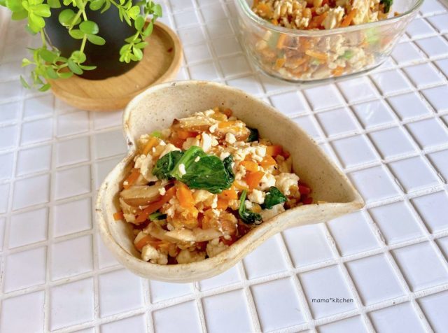 天かすマジック!?時短カンタン「炒り豆腐」の作り置き