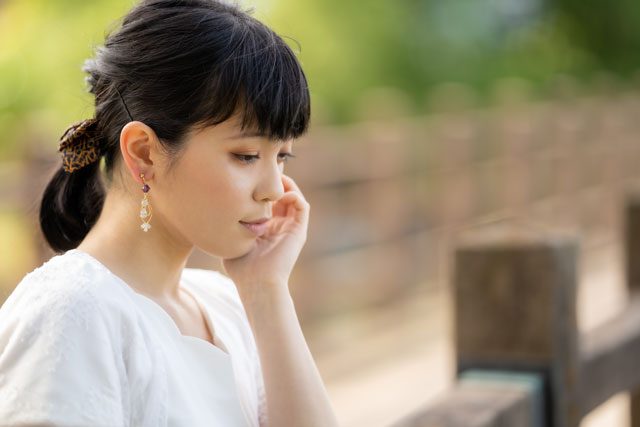 元気のない女性