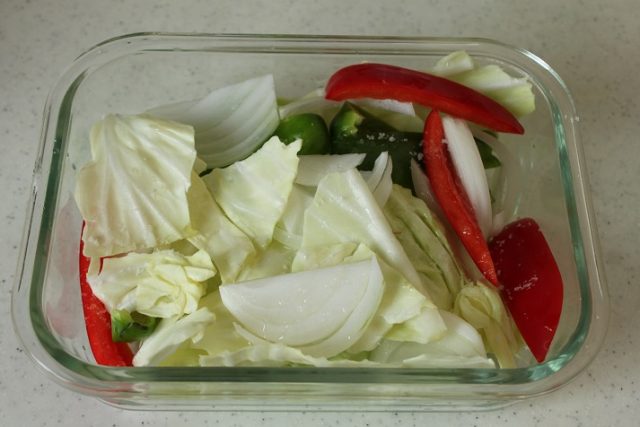野菜たっぷり生姜焼き