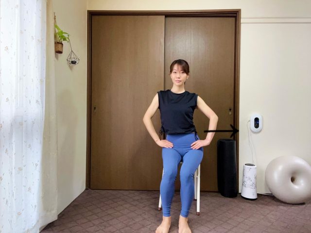 簡単ウエスト運動