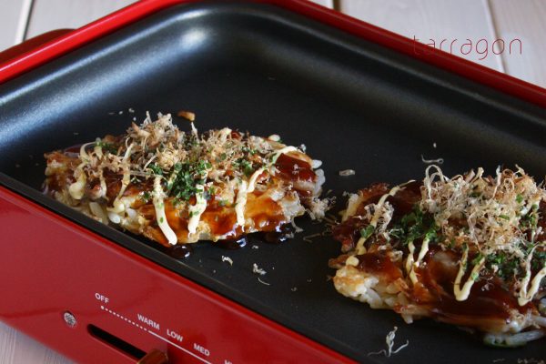 お好み焼き風「簡単おこめ焼き」♪