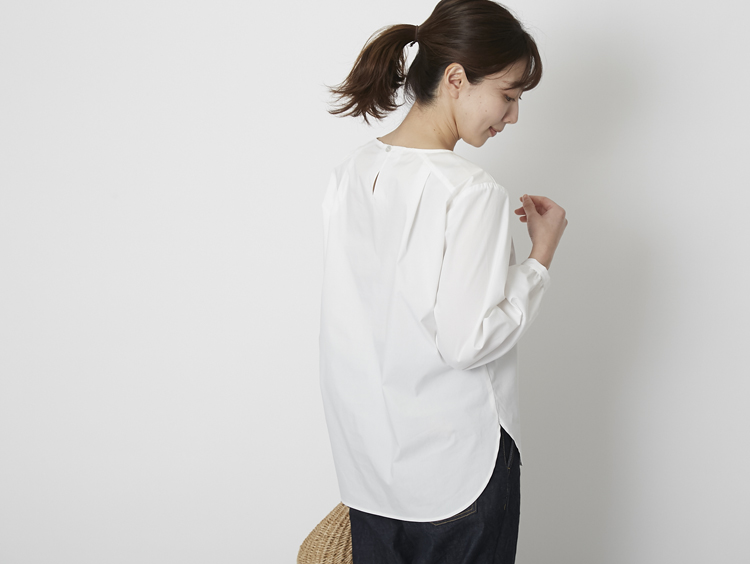 Kilka/トマトソースも染みにくい白ブラウス