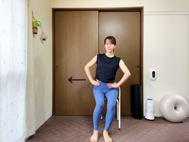 簡単ウエスト運動