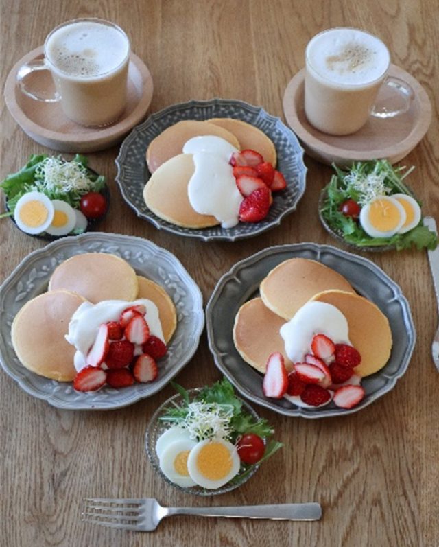 ai.さん_パンケーキ朝食