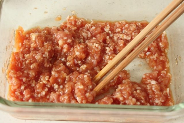 レンジ鶏そぼろ