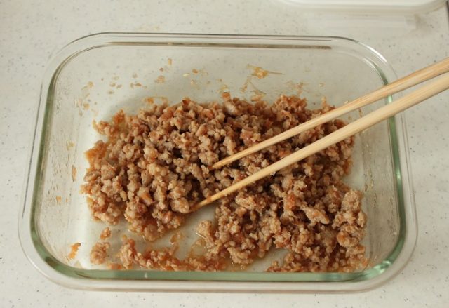 レンジ鶏そぼろ