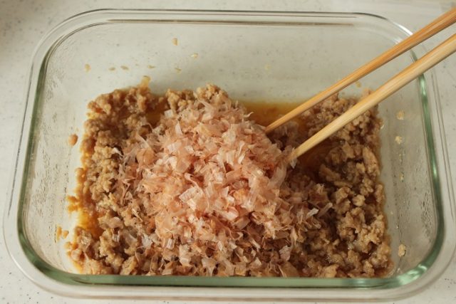 レンジ鶏そぼろ