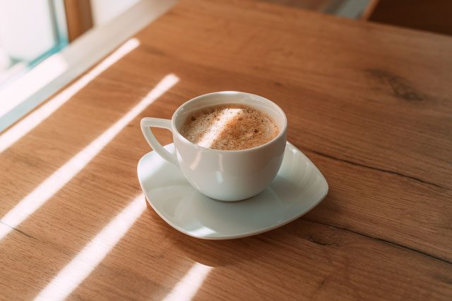 朝のコーヒー