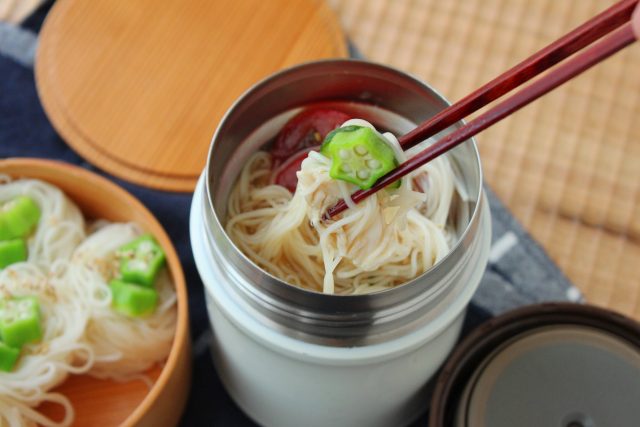 オクラそうめん