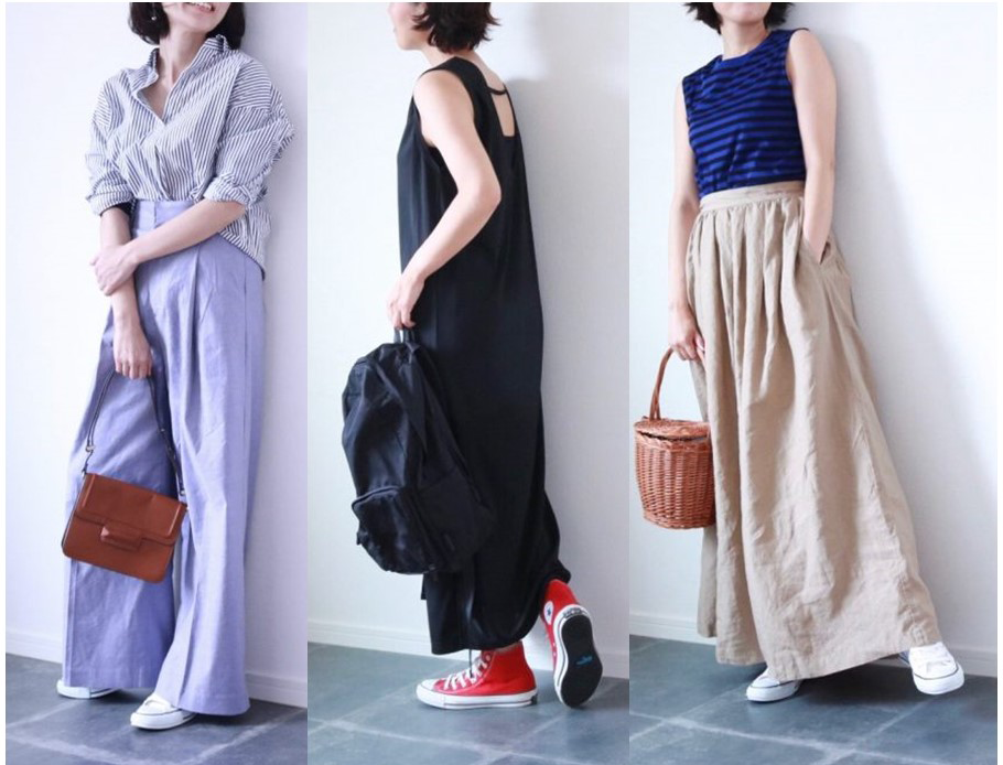 大人のスニーカーコーデ♪「コンバース」の履きこなしテク4つ