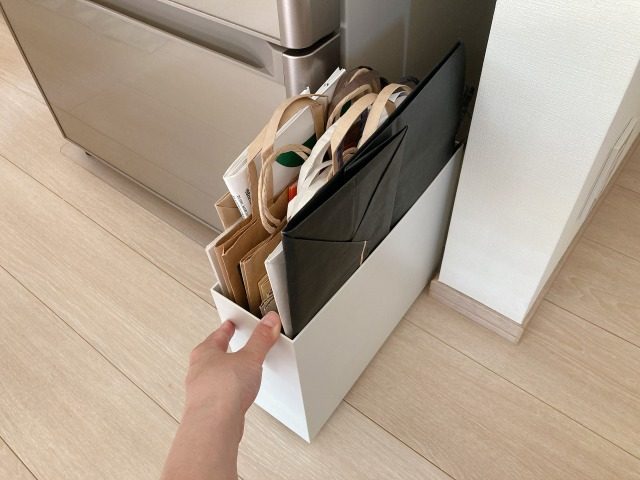 「ストック管理」がしやすくなる収納術(紙袋)