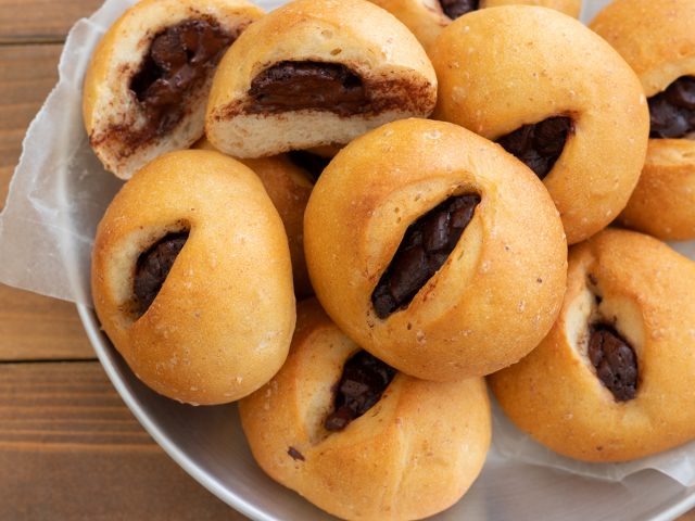 全粒粉とチョコレートのプチパン