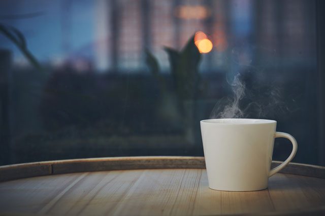 夜のコーヒー