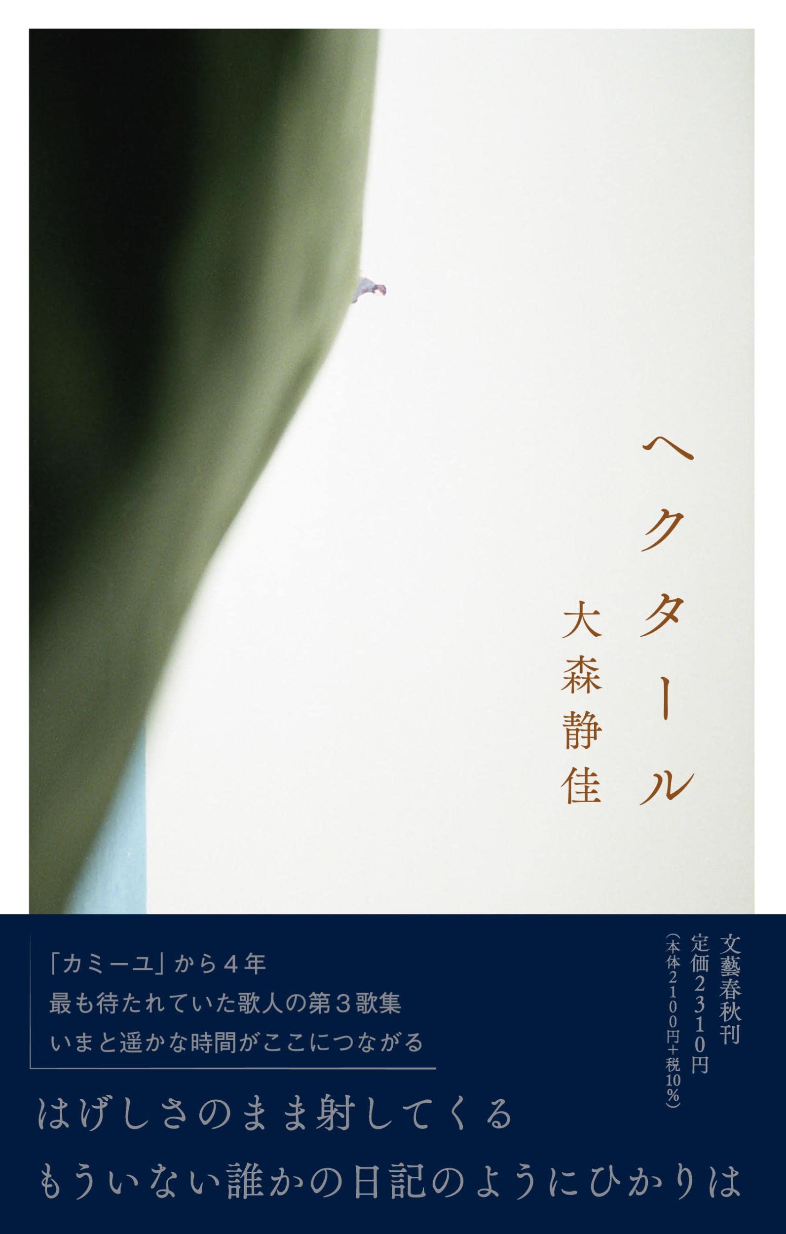 朝読書に、透明感あふれる一冊を。大森静佳の歌集『ヘクタール』